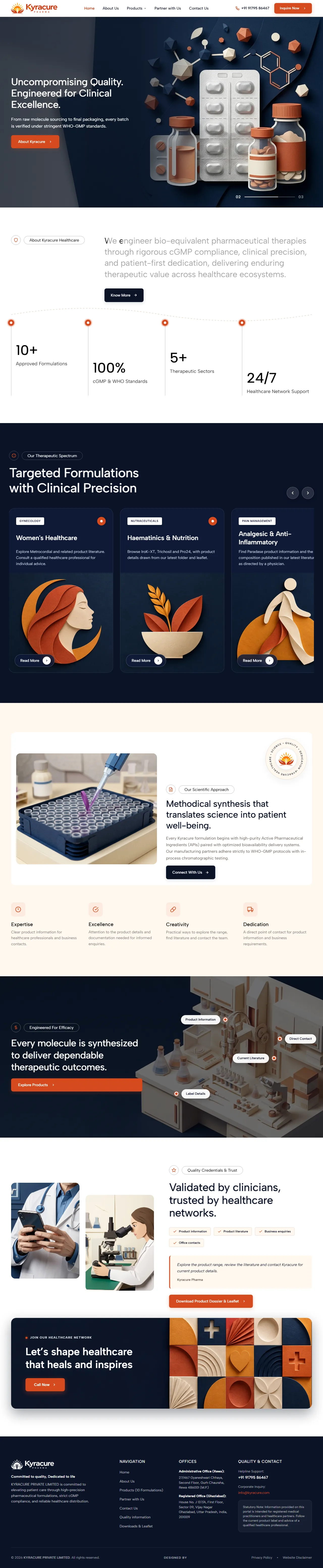 Kyracure Pharma - Precision Formulations & Therapeutic Healthcare