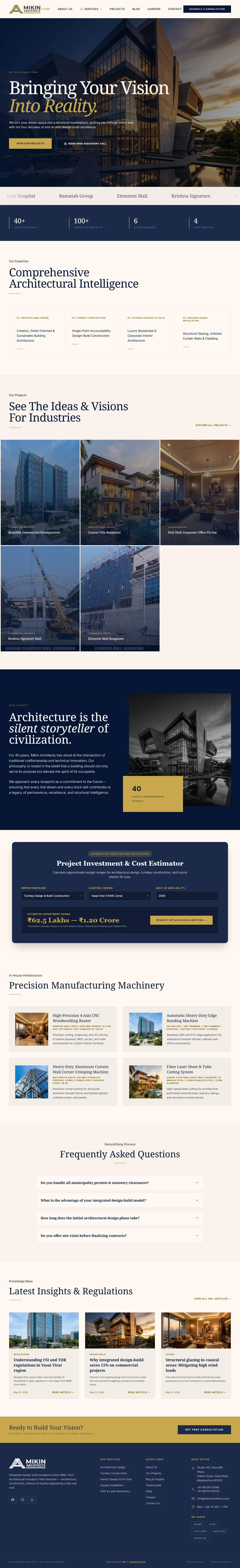 Mikin Architects - Contemporary Residential & Commercial Architecture
