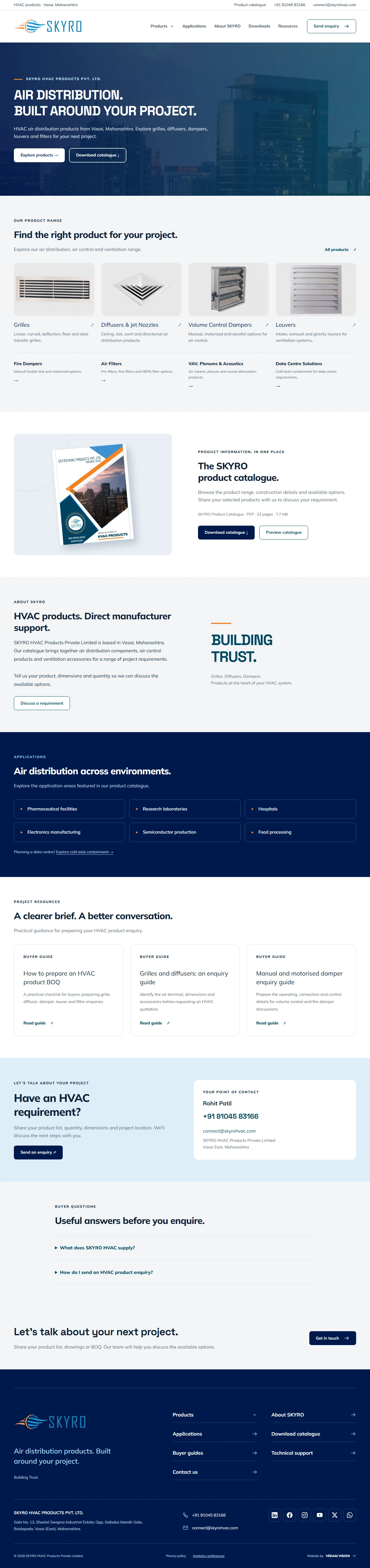 SKYRO HVAC Products