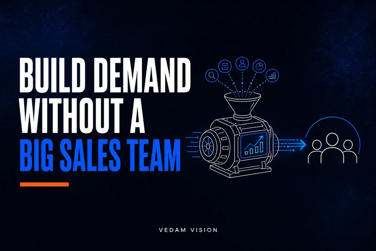 A B2B Marketing Strategy for a Small Company Without a Large Sales Team - Blog | Vedam Vision