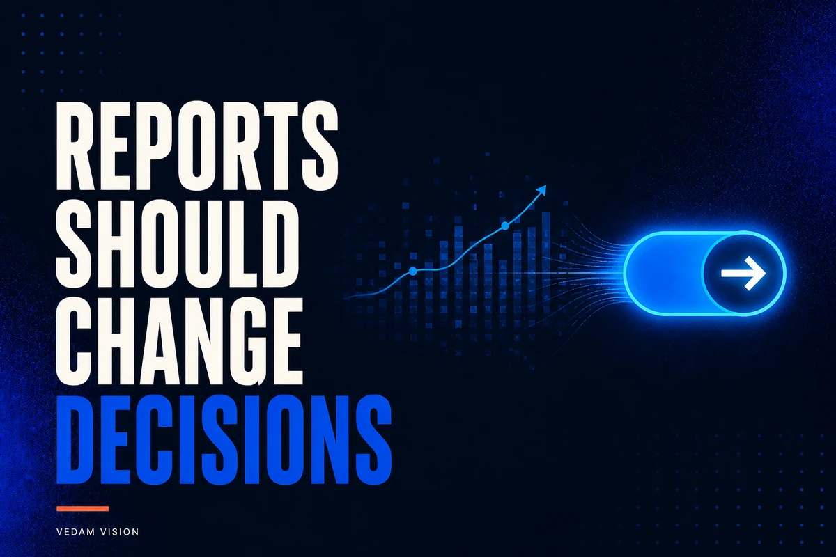 A useful marketing dashboard moves from attention to qualified action