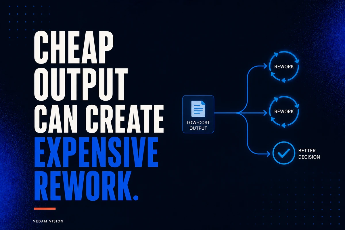 An AI cost review should compare spend with avoided work and better decisions