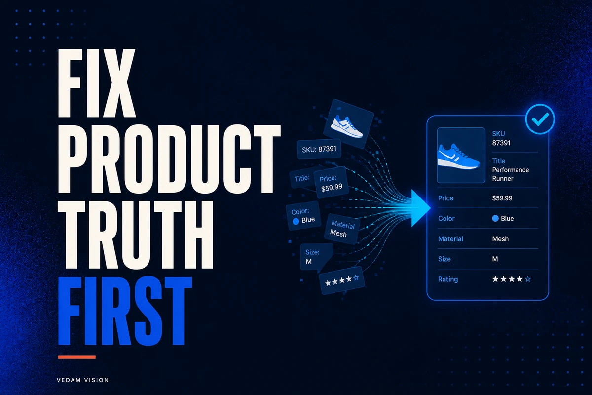 An ecommerce readiness check starts with structured product truth