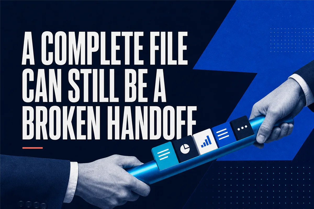 A Creative Handoff Checklist That Preserves Intent, Not Just Files
