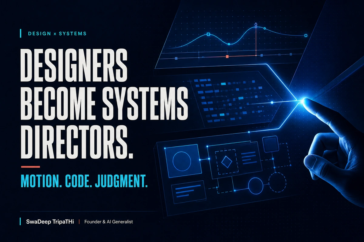Figma Motion and Code Layers: Designers as Systems Directors