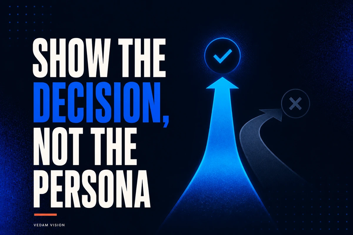 Founder-led content works when expertise is attached to a clear decision
