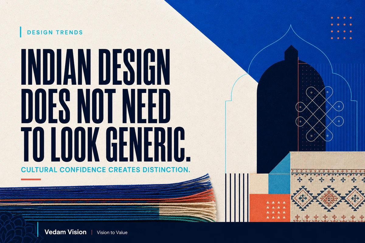 Indian Design Trends 2026: Why Cultural Confidence Beats Generic Minimalism - Blog | Vedam Vision