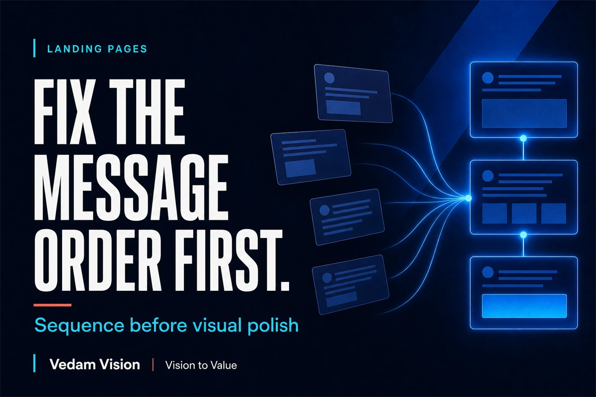 Landing-Page Message Hierarchy Before Visual Polish