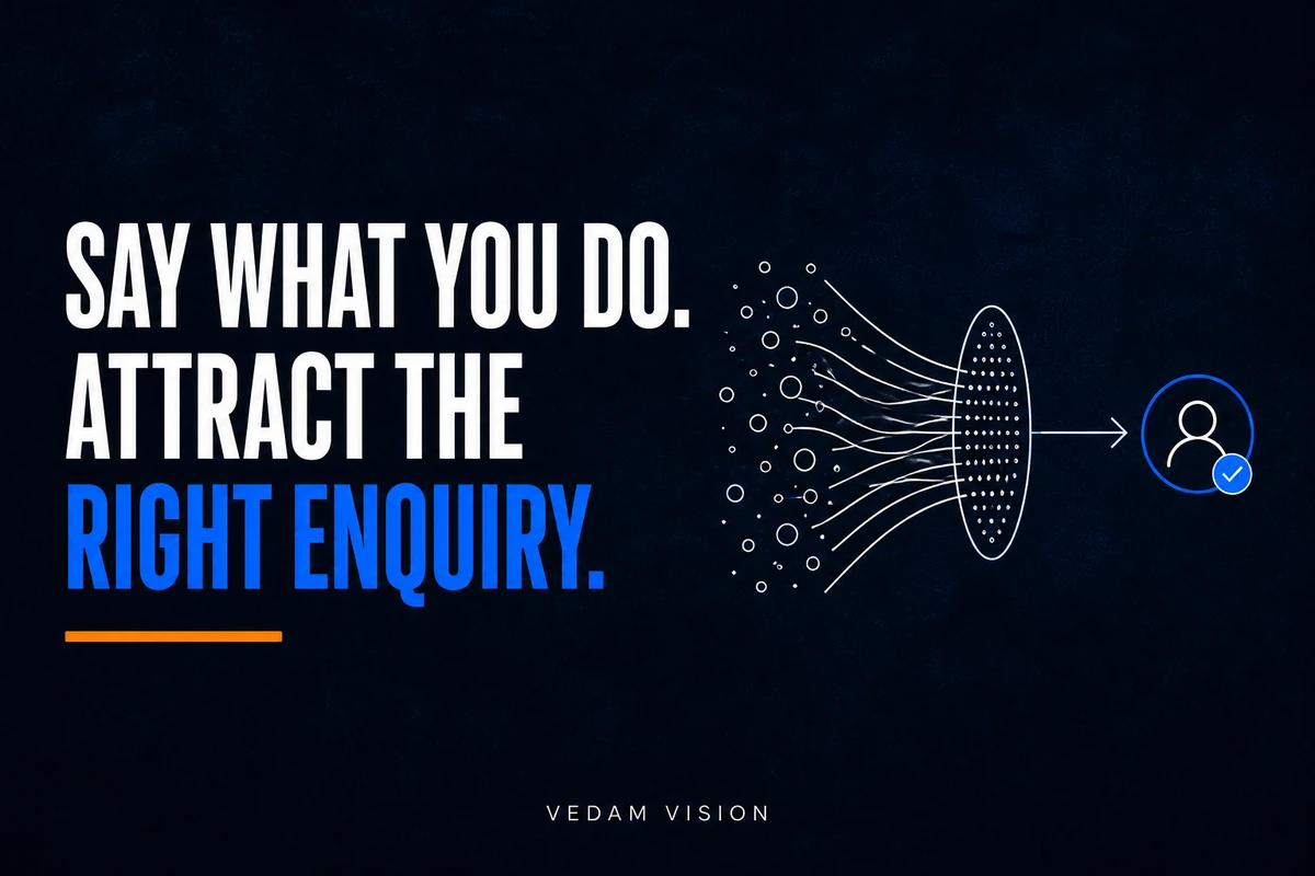 Positioning Statement Examples for Service Businesses That Want Clearer Enquiries - Blog | Vedam Vision