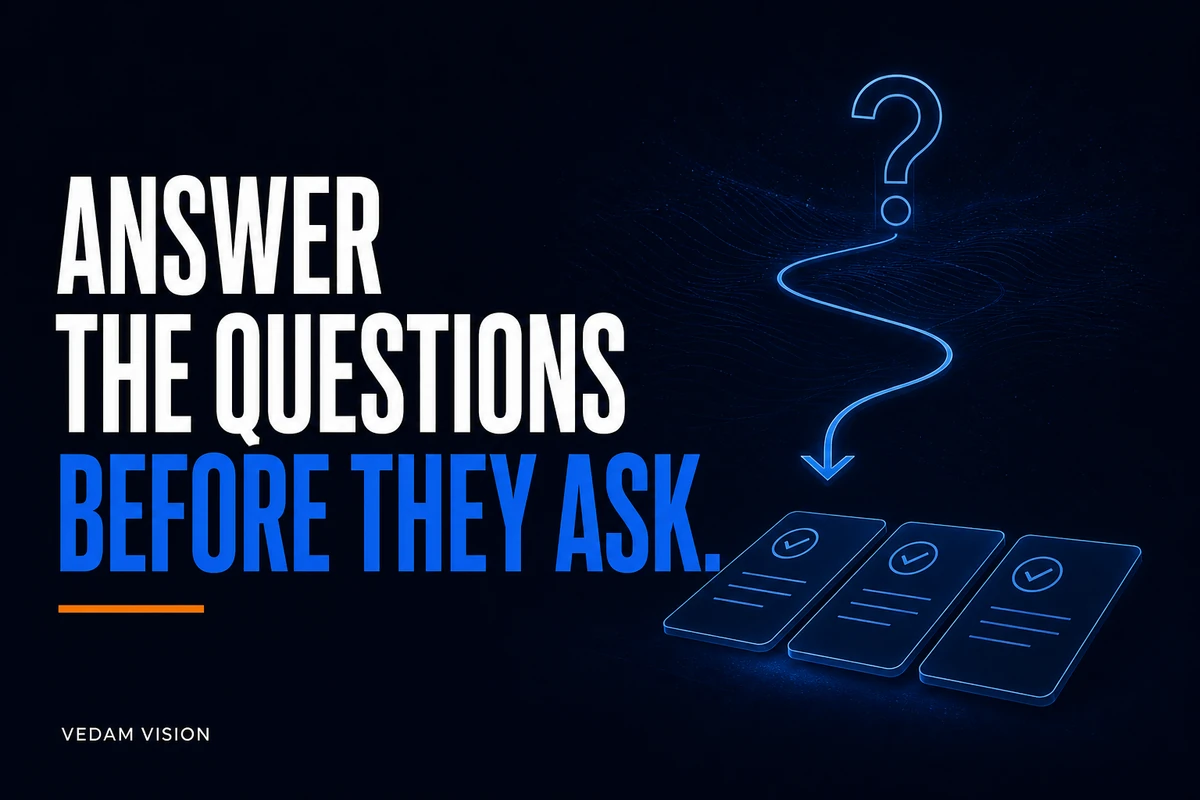 Service page best practices that reduce buyer uncertainty - Blog | Vedam Vision