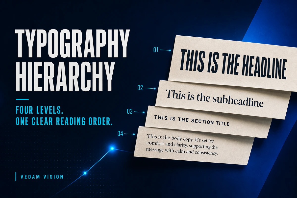 Typography Hierarchy: Four Levels That Make Business Content Readable