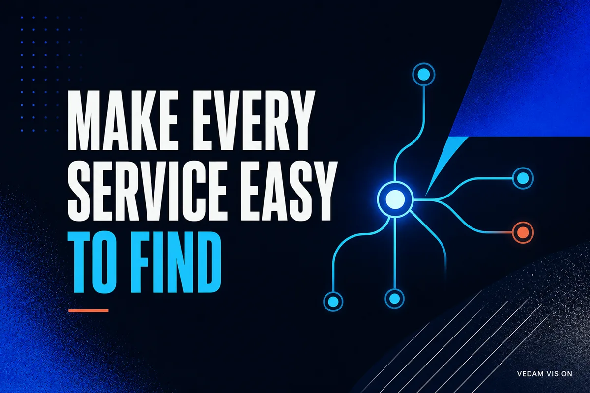 Website navigation best practices for companies with more than one service
