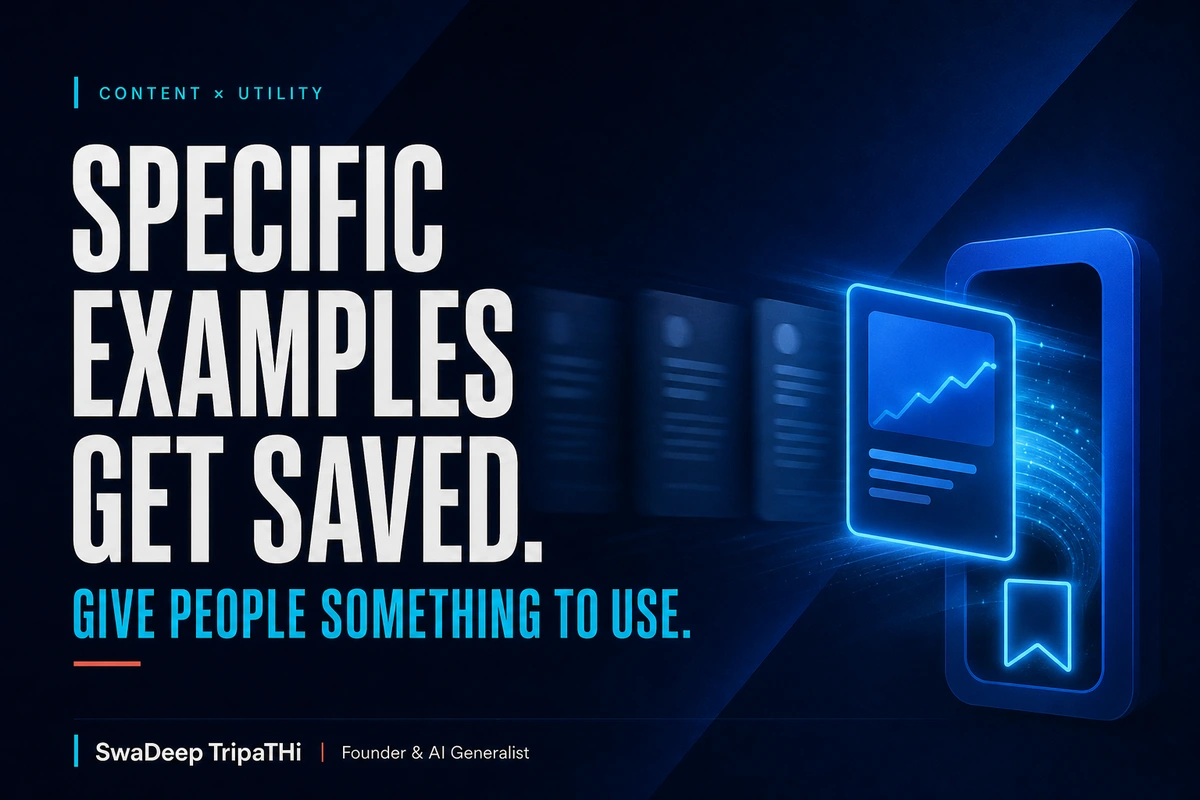 Why Specific Examples Earn More Saves on LinkedIn - Blog | Vedam Vision
